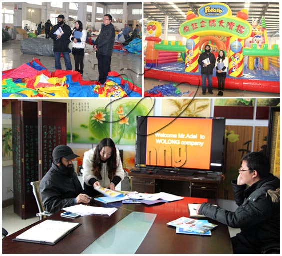 Middle East Customers Visit Zhengzhou Wolong