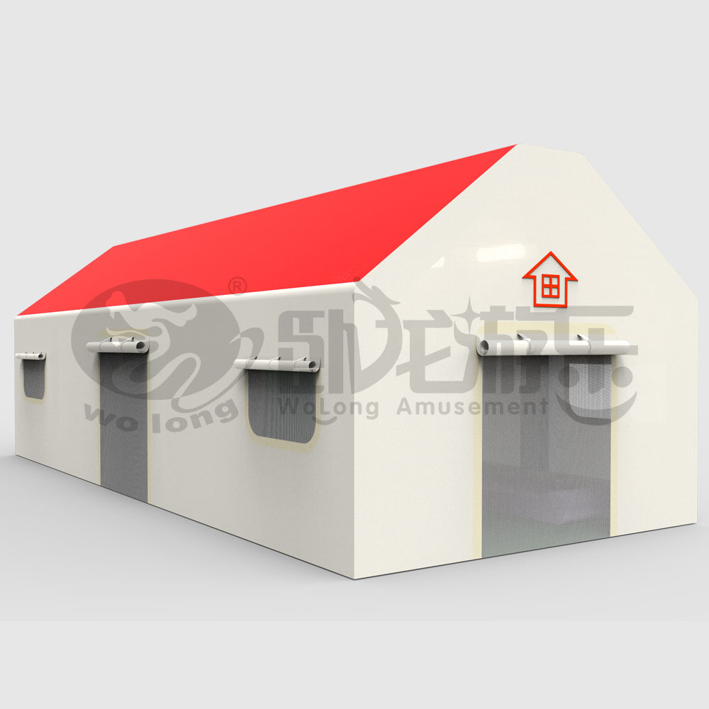 Inflatable hospital tent