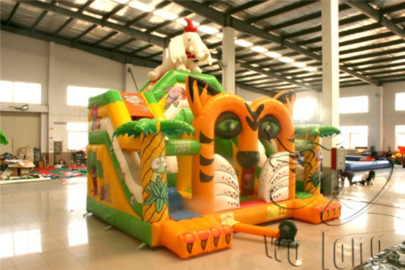 Inflatable Tiger bounce