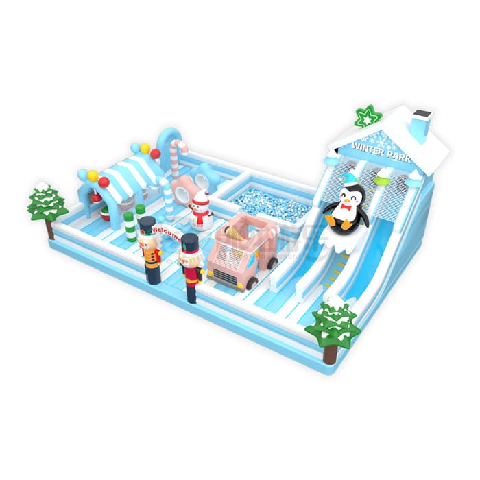 Snow Wonderland Inflatable Castl