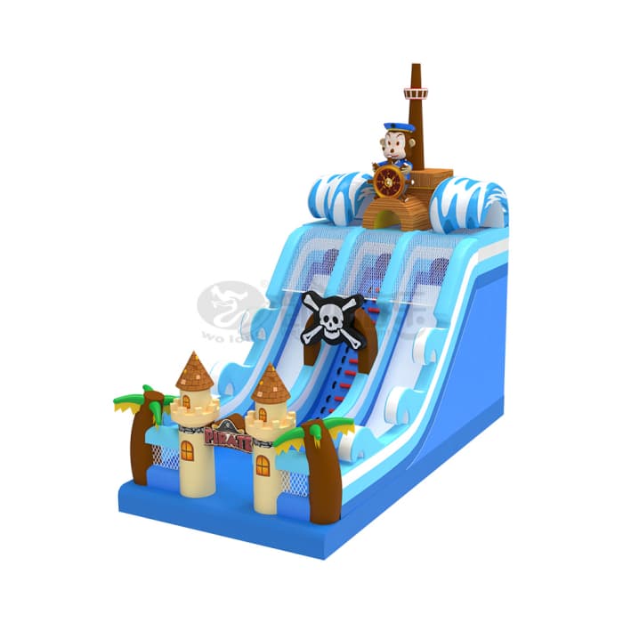 Pirate Monkey Themed Inflatable Slide