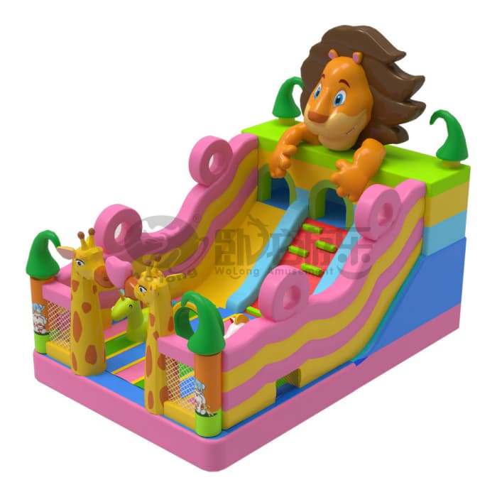 Animal Park Inflatable Slide