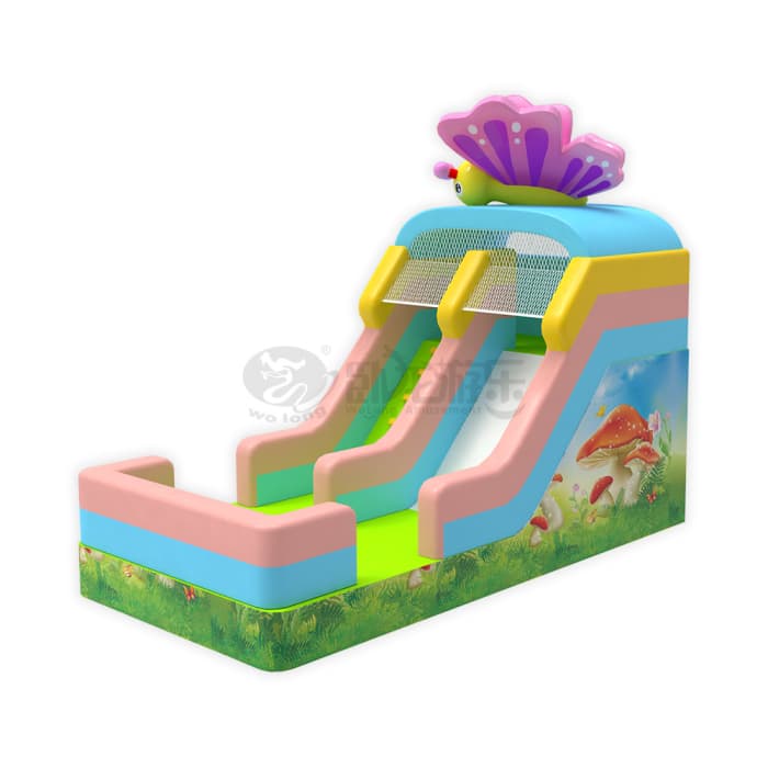Butterfly Mushroom Inflatable Slide