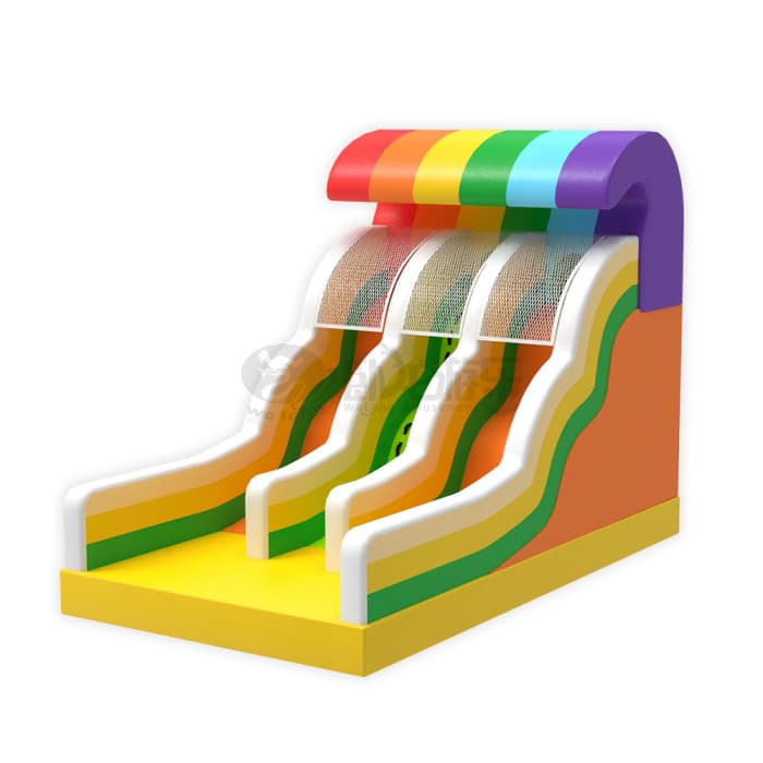 Rainbow Inflatable Slide