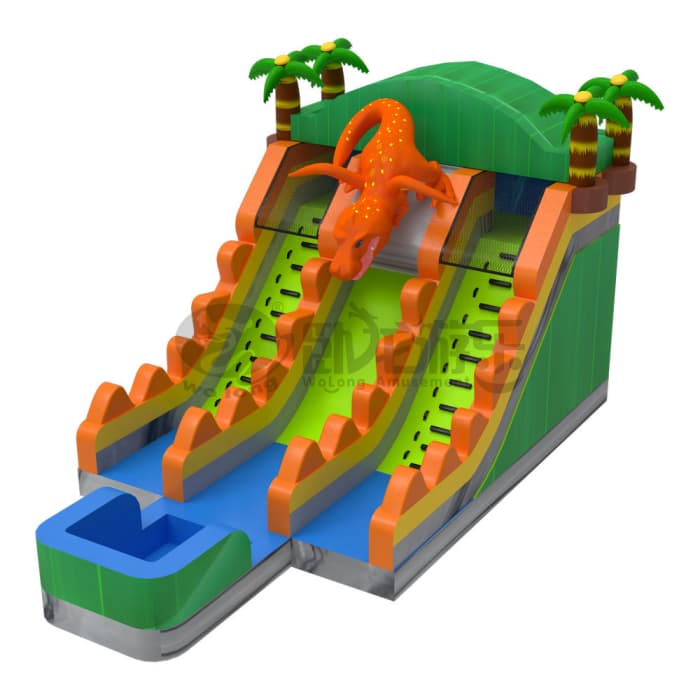 Dinosaur Inflatable Water Slide 11x6m