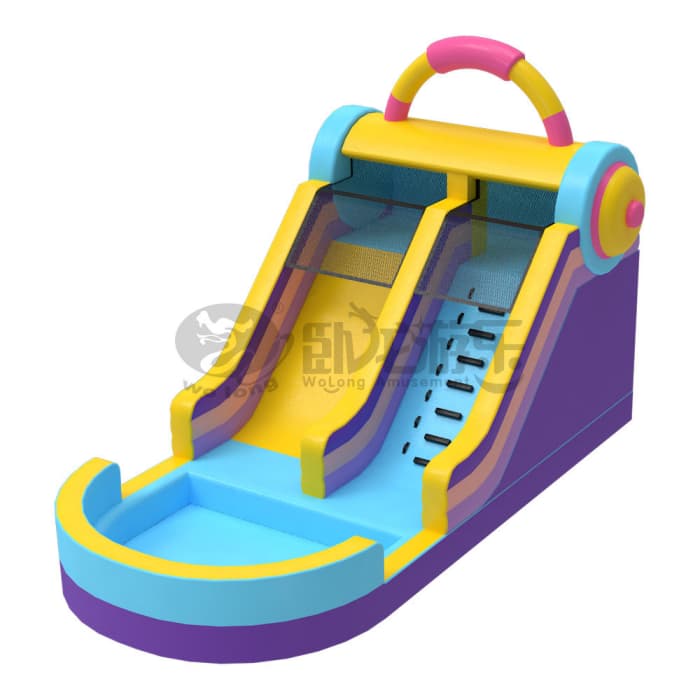 Colorful Headphone Inflatable Water Slide