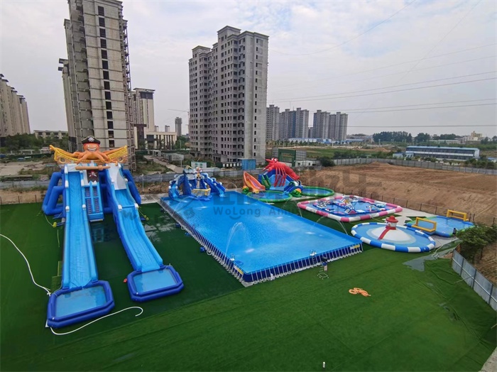 Fun & Benefits of Inflatable Water Slide with Pool