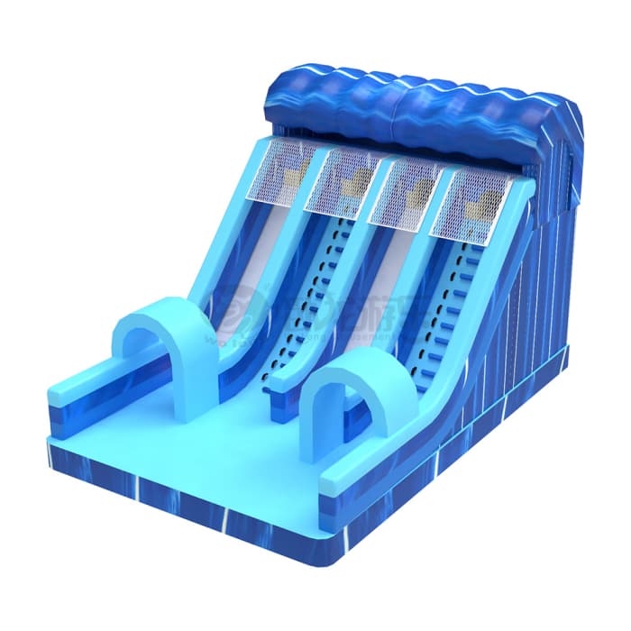 9×6×5.9m Wave Inflatable Slide For Parks & Malls