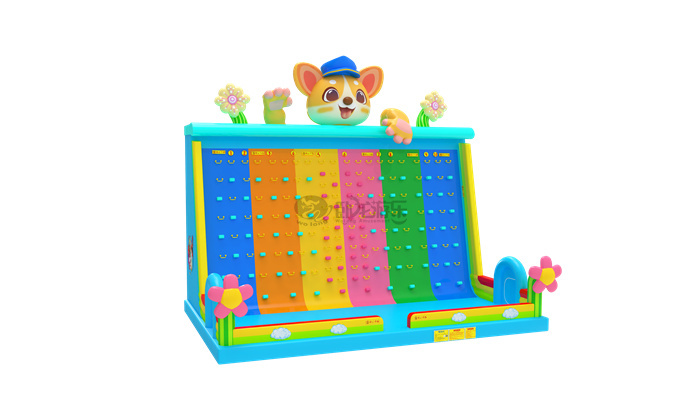 A Fun Inflatable Climbing Wall for Kids