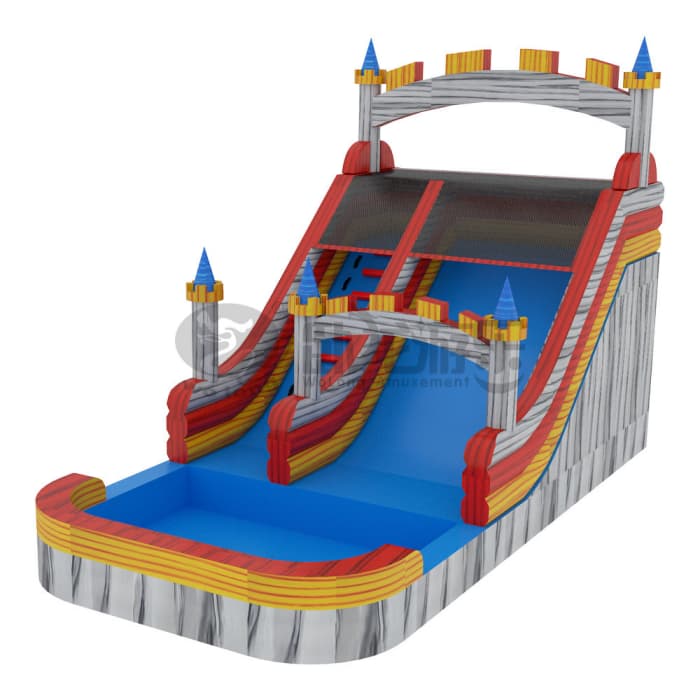 Outdoor Inflatable Water Slide with Pool for Kids