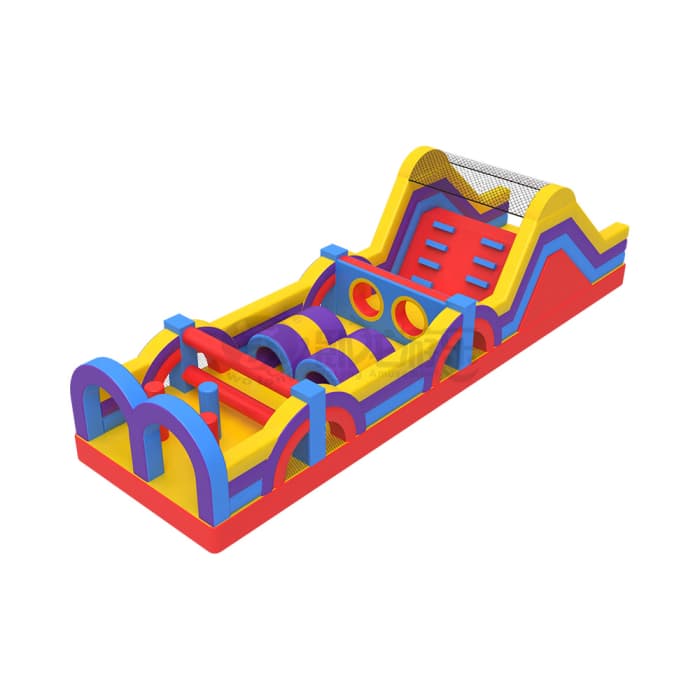 12M Portable Inflatable Obstacle Course For Events