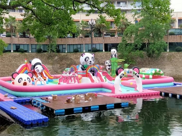 Panda Floating Castle: The Cutest Water Playground for All Ages