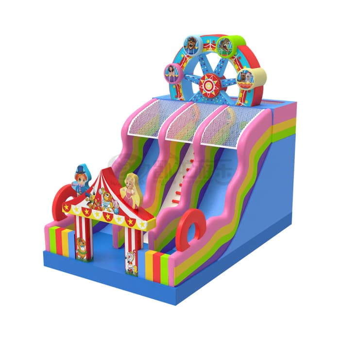 Factory Direct, Custom Circus Inflatable Slide