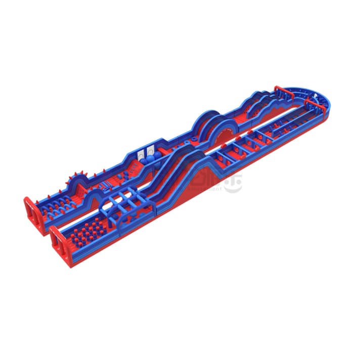 Red & blue track, endless competitive fun!