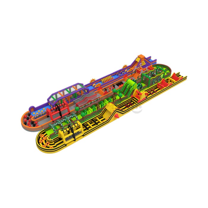 2-Lane Bright Course: Adventure in Color!