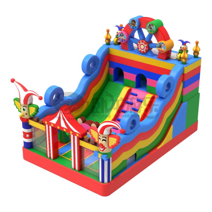 Crazy Ferris Wheel Inflatable Slide For Kids Outdoor Play