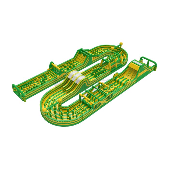 Green Jungle Obstacle Course for All Ages Fun
