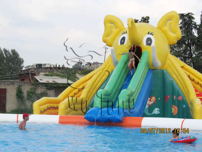 Elephant water park
