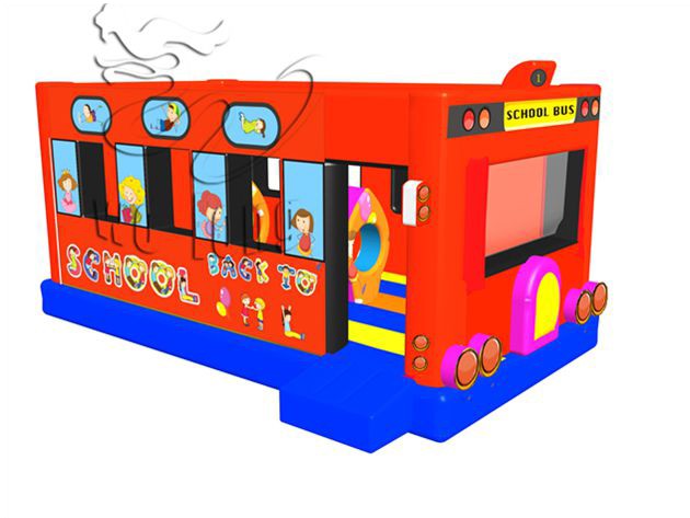 Bus inflatable bouncer