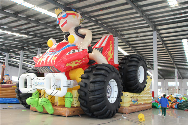 motor racing inflatable bouncer