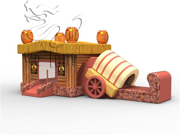 Bar inflatable bouncer