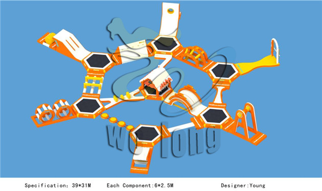 2014 newest promotional inflatable water park