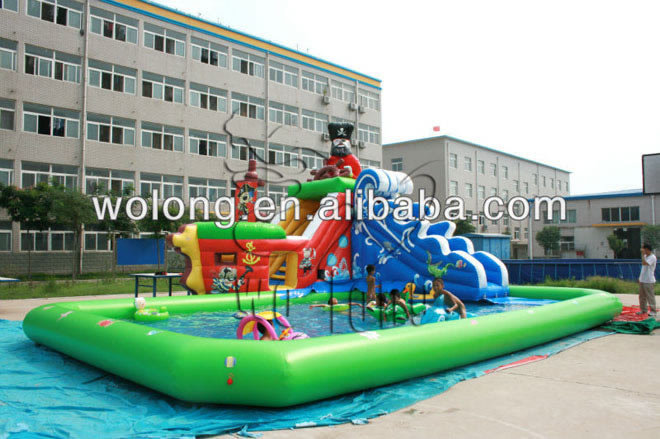 Pirate water slide